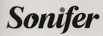 SONIFER (and logo) trademark logo