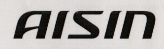AISIN (and logo) trademark logo