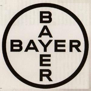 BAYER (and logo) trademark logo