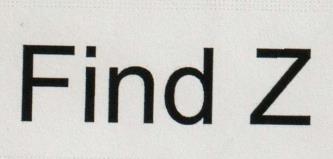 Find Z (and logo) trademark logo