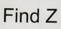 Find Z (and logo) trademark logo