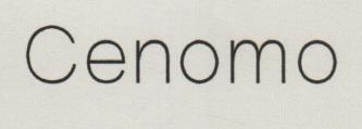 Cenomo (Stylized) (and logo) trademark logo