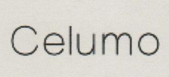 Celumo (Stylized) (and logo) trademark logo