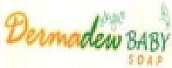 Dermadew BABY SOAP (and logo) trademark logo