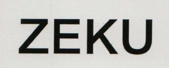 ZEKU (and logo) trademark logo
