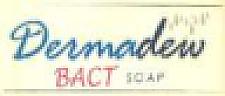 Dermadew BACT SOAP (and logo) trademark logo