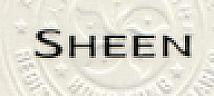 SHEEN (and logo) trademark logo