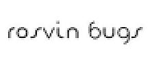 ROSVIN BUGS (and logo) trademark logo