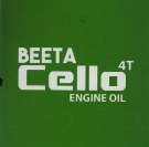 BEETA CELLO 4T ENGINE OIL (and logo) trademark logo