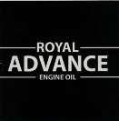 ROYAL ADVANCE ENGINE OIL (and logo) trademark logo