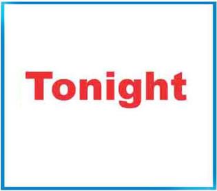 TONIGHT (and logo) trademark logo