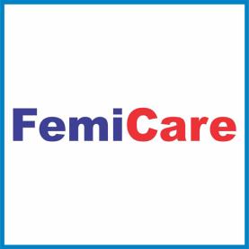 FEMICARE (and logo) trademark logo