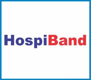 HOSPIBAND (and logo) trademark logo