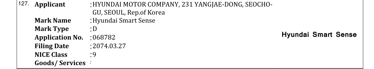 Original bulletin entry for Hyundai Smart Sense