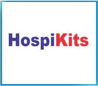 HOSPIKITS (and logo) trademark logo