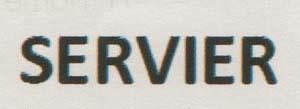 SERVIER (and logo) trademark logo