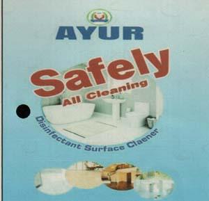 AYUR SAFELY (and logo) trademark logo