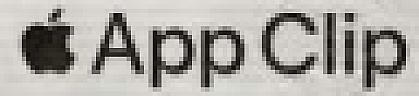 App Clip (and logo) trademark logo