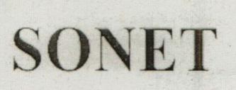 SONET (and logo) trademark logo
