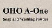 OHO A-ONE SOAP AND WASHING POWDER (and logo) trademark logo