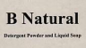 B NATURAL DETERGENT POWDER AND LIQUID SOAP (and logo) trademark logo