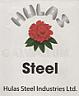 HULAS STEEL (and logo) trademark logo