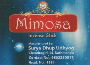 Mimosa (and logo) trademark logo