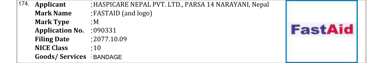 Original bulletin entry for FASTAID (and logo)