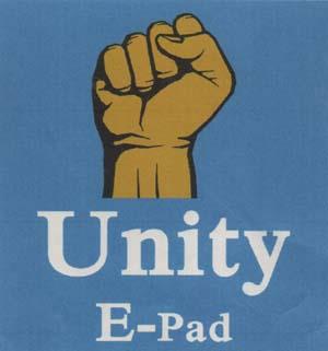 UNITY E-PAD (and logo) trademark logo
