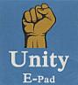 UNITY E-PAD (and logo) trademark logo