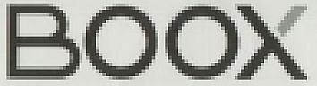 BOOX (and logo) trademark logo