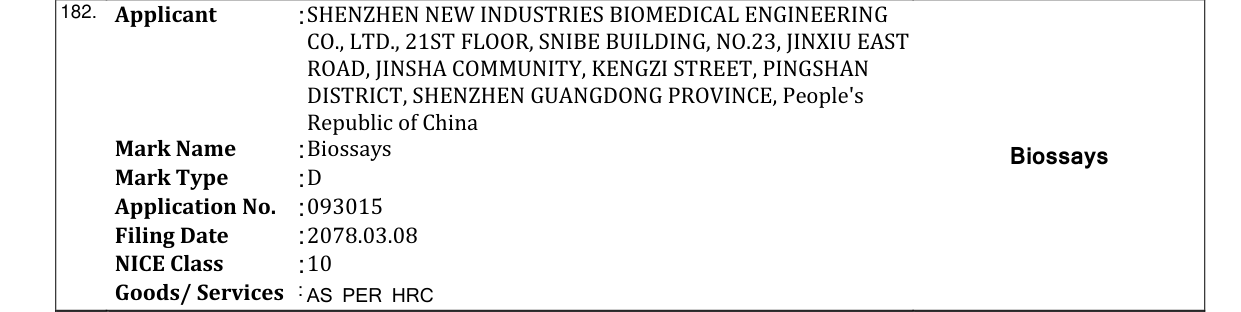 Original bulletin entry for Biossays Biossays