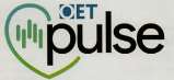 OET PULSE (and logo) trademark logo