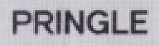 PRINGLE (and logo) trademark logo