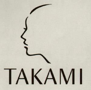 TAKAMI (and logo) trademark logo