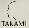 TAKAMI (and logo) trademark logo