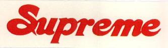 SUPREME (and logo) trademark logo