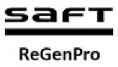 SAFT REGENPRO (and logo) trademark logo