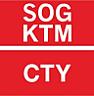 SOG KTM CTY (and logo) trademark logo