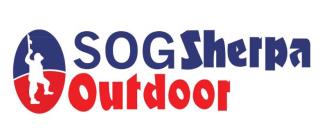 SOG SHERPA OUTDOOR (and logo) trademark logo