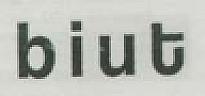 BIUT (and logo) trademark logo