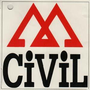 CIVIL (and logo) trademark logo