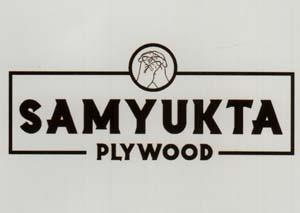SAMYUKTA PLYWOOD (and logo) trademark logo