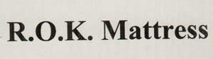 R.O.K. MATTRESS (and logo) trademark logo