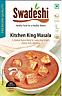 SWADESHI KITCHEN KING MASALA (and logo) trademark logo