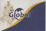 KV GLOBAL (and logo) trademark logo