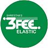 SHRESTHA'S 3FEE ELASTIC (and logo) trademark logo
