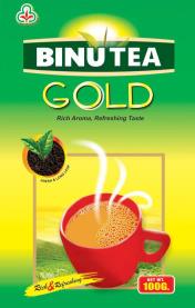 BINU TEA (and logo) trademark logo
