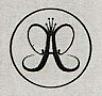A AND CROWN DESIGN (and logo) trademark logo