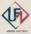 UNITED MATTRESS (and logo) trademark logo